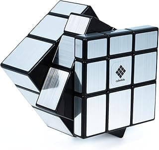 Cubelelo Drift 3x3 Mirror (Silver) Magic Speed Cube | Shape Shifter Speedcube with Durable Stickers | Advanced 3x3x3 Puzzle Toy for Kids Ages 7-14 Boys Girls & Adults | Collector's Item