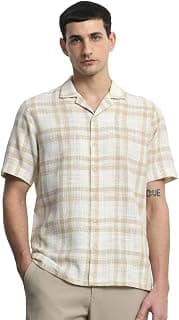 MUFTI Green Checks Camp Shirt
