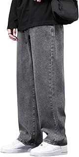 JAAR Men's Baggy Fit Jeans – Loose Fit High-Rise Denim – Casual Wear Stylish Jeans for Men – Comfortable & Trendy Streetwear Look