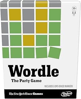 Hasbro Gaming Wordle: The Party Game for 2-4 Players, Inspired by NYT Wordle, Indoor Fun for Ages 12+