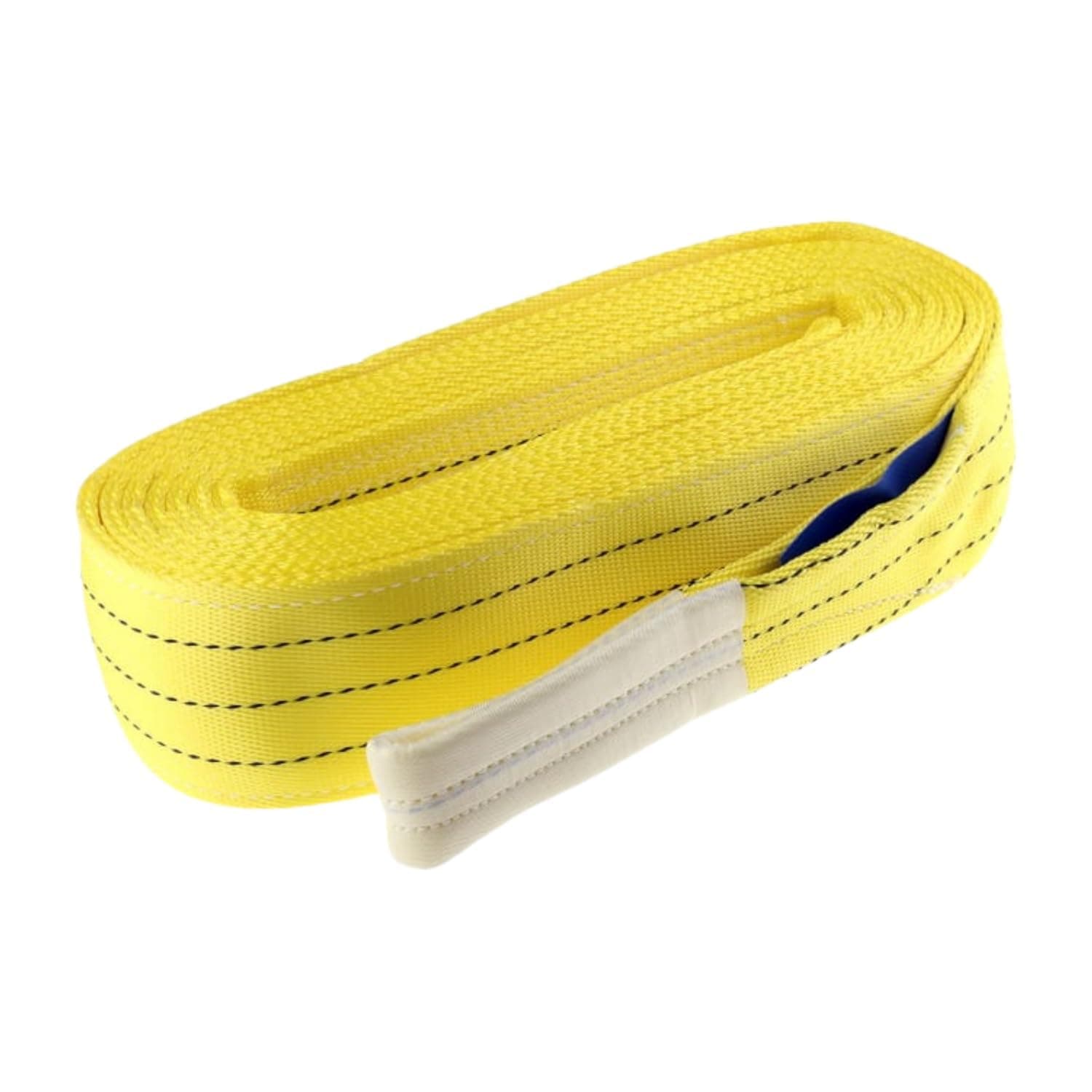 Conclood India Polyester Webbing Sling | Lifting Belt | Yellow Colour | Use for Handling materials in warehouses & logistics | Lifts & secure heavy loads (3 Ton 1 Meter).