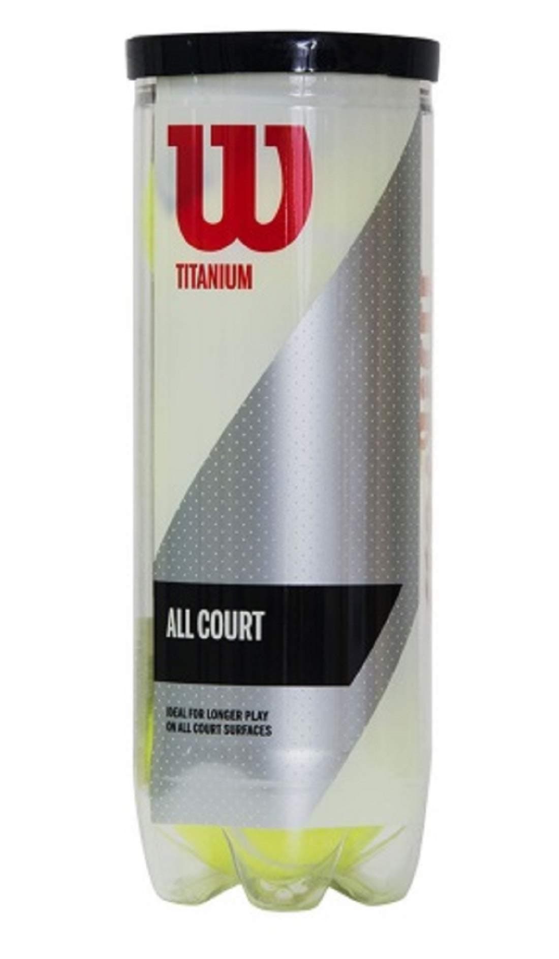 Wilson Titanium Ball (Pack of 3, Yellow)