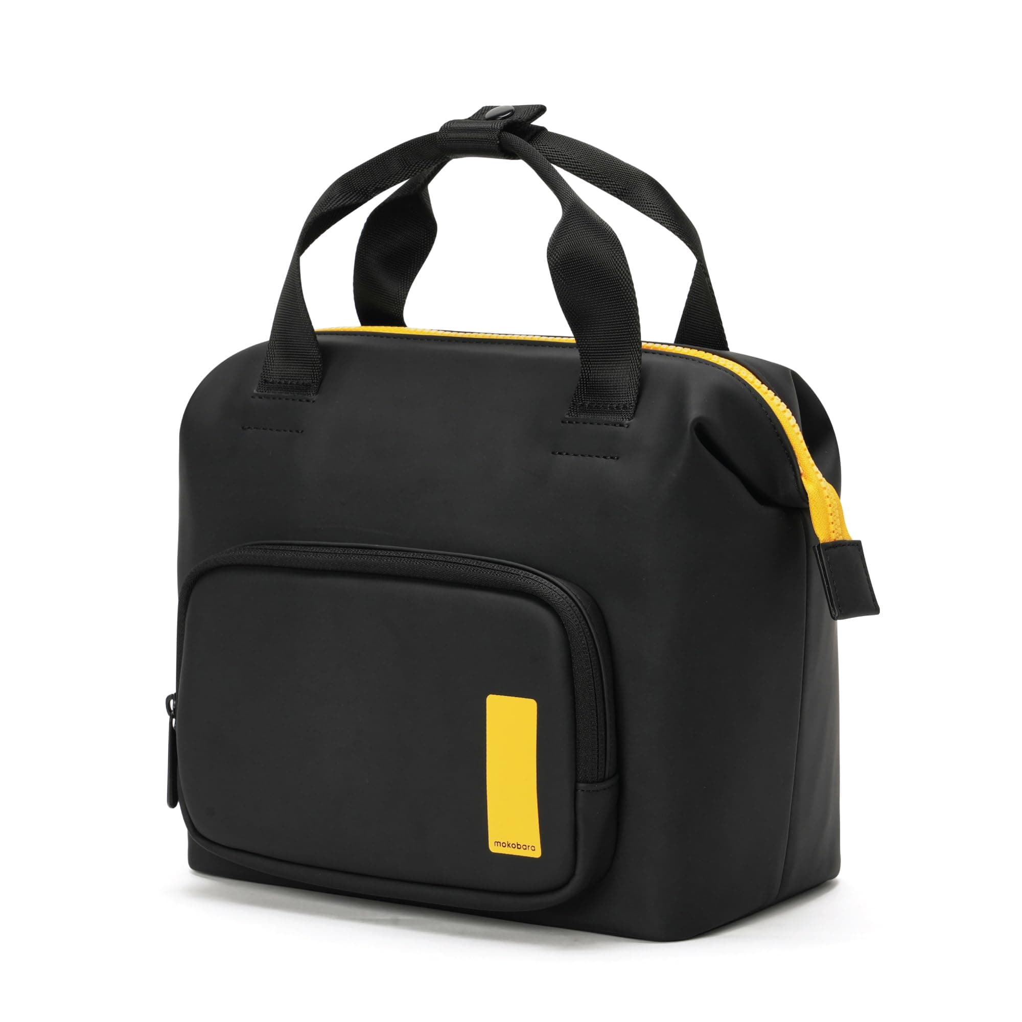MOKOBARA The Take-Out Lunch Bag – Green Spill-Proof Large & Roomy for Daily Use, Office Carry, Travel, Easy Access & Easy to Clean (Money Moves), Black