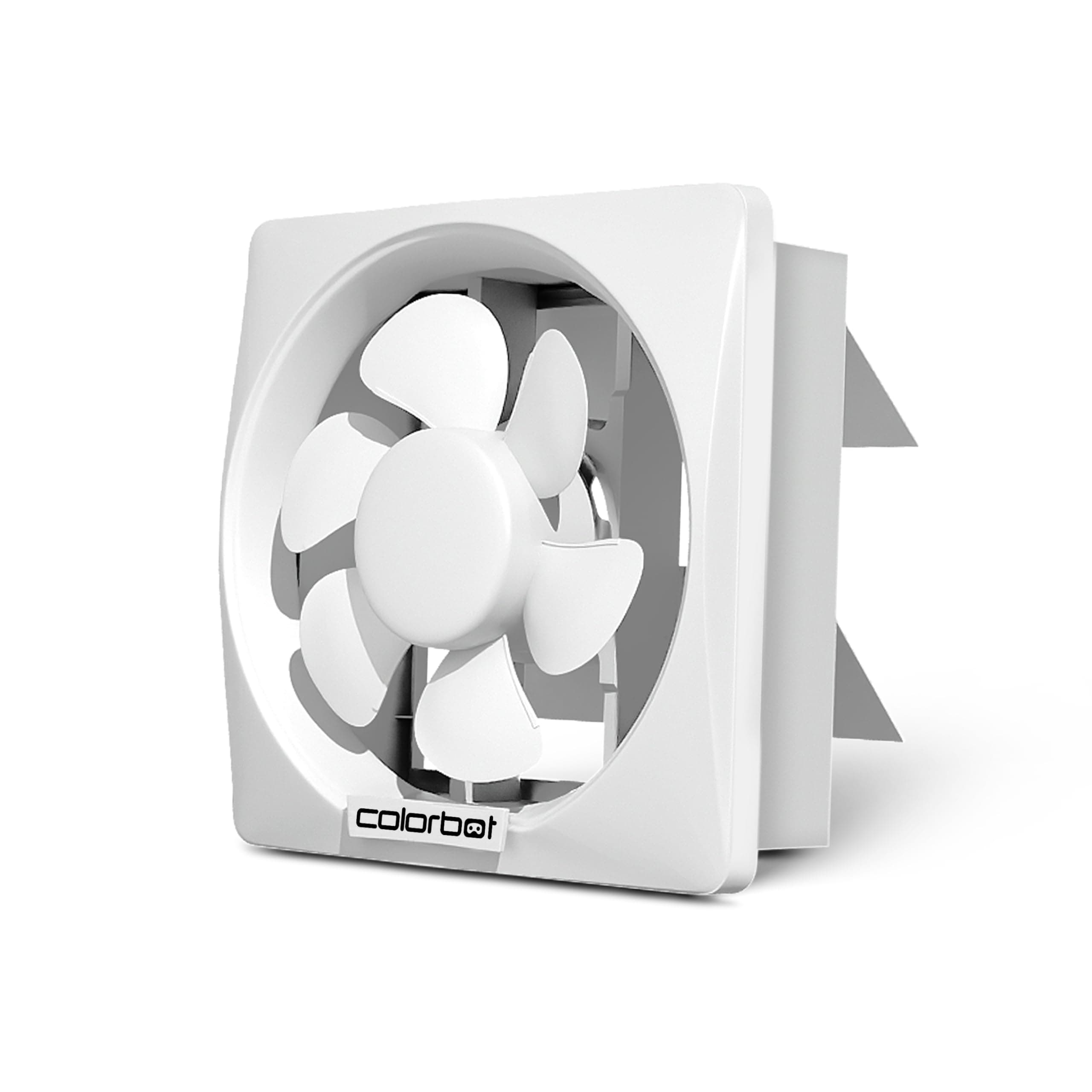 Colorbot Ecoz BLDC Exhaust Fan 150mm (6 inches) for Bathroom, Kitchen | 10W | Installation-Square Cut (190mm) | Low Noise | Easy to Clean | 100% Copper Motor | 3 Years Warranty (White)