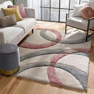 Shaggy Carpet for Living Room 10X14 Feet Soft Fluffy Area Rug with 2-Inch Thick Pile, Modern Floor Mat for Bedroom, Kids Room & Home Decor (Cinnamon Bark)