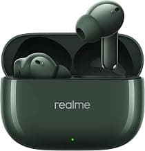 realme Buds T310 Truly Wireless in-Ear Earbuds with 46dB Hybrid ANC, 360° Spatial Audio, 12.4mm Dynamic Bass Driver, Upto 40Hrs Battery and Fast Charging (Dome Green)