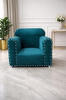 Claudia Baby Sofa - Comfortable Kids Sofa Chair for 1 to 8 Years | Plush Kids furnishings | Club Childrens Chair – Teal Green Color