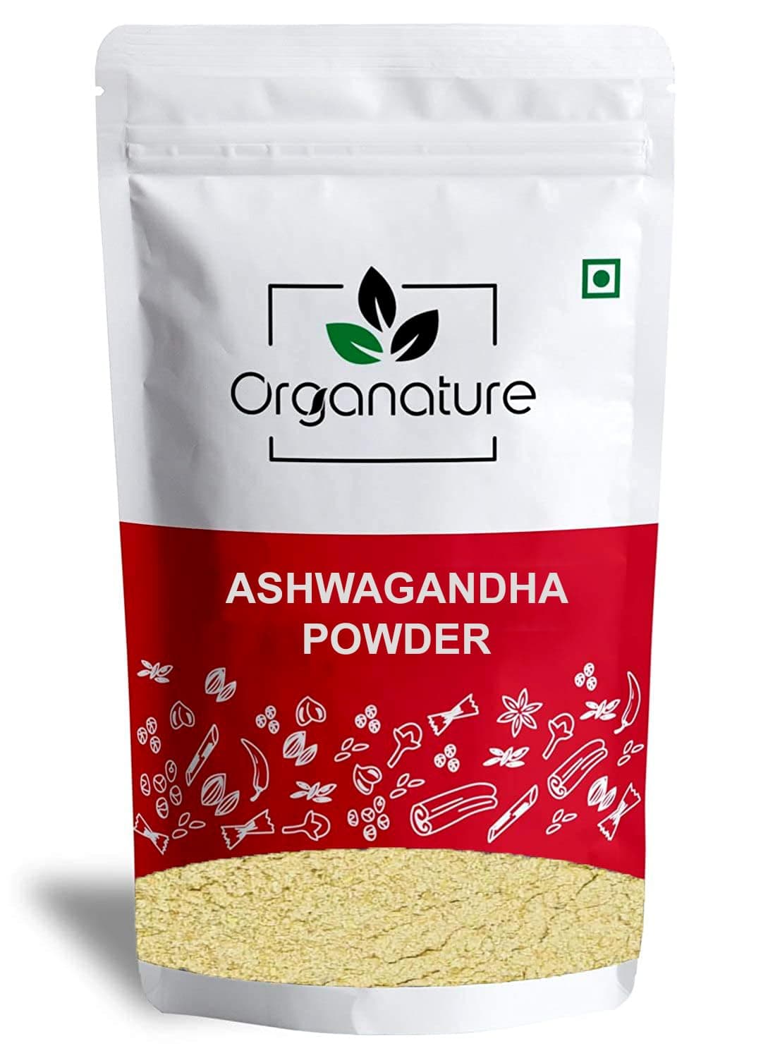Organature Ashwagandha Powder - 350 gram Supports Stress Relief, Energy Boost, Muscle Recovery & Vitality - Natural Adaptogen for Immune Support & increase Stamina