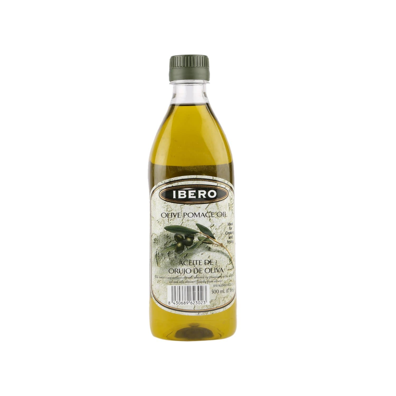 Ibero Olive Gold Pomace Oil, Good for Indian Cooking and Frying, Pet Bottle, 500 ml