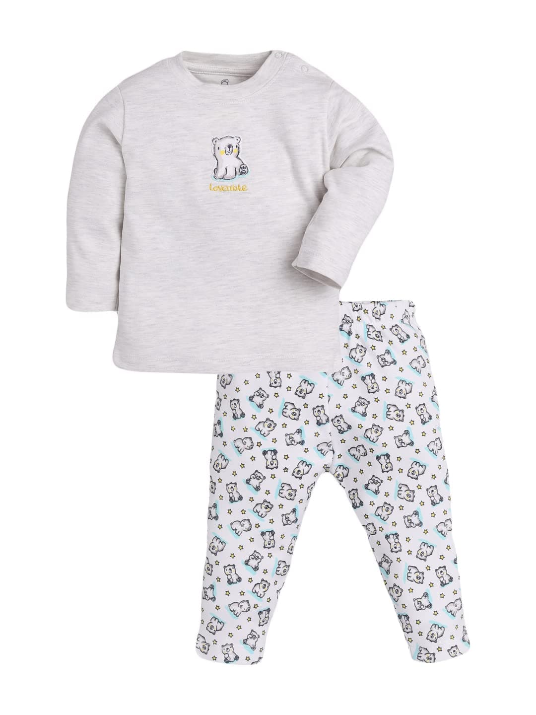 BABYGO Baby full sleeve clothes set for baby Girl| Baby Cotton Dress/T-shirts pant set for baby girls