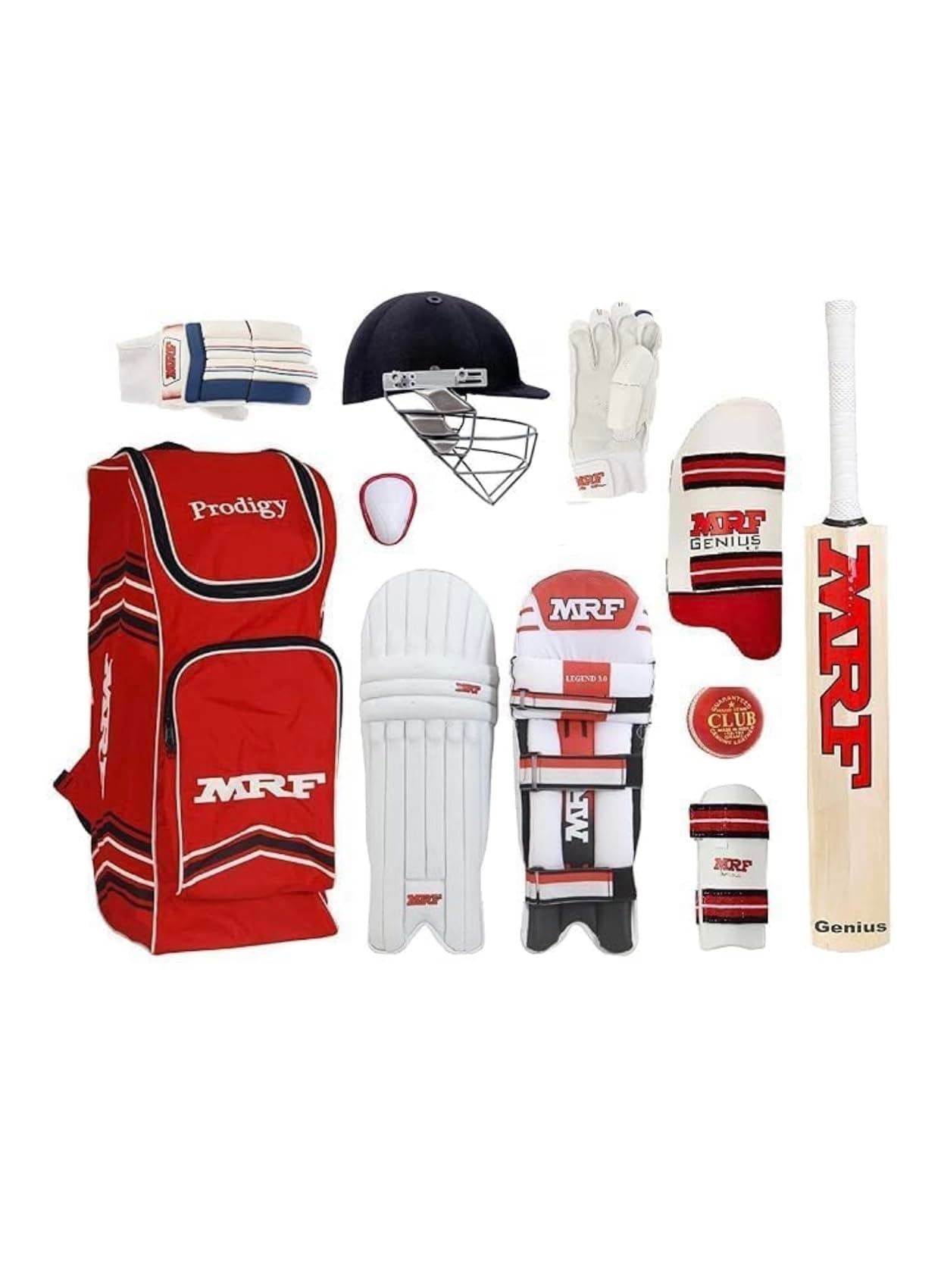 TASCO SPORTS Grand Edition (Genius) VK-18 Virat Kolhi Complete Cricket Kit Size 4 (Ideal 8-12 Year)
