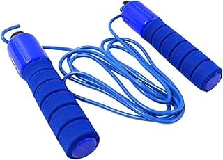MAPPERZ Adjustable Counting Skipping Rope for Men, Women & Kids – Soft Foam Anti-Slip Handles Lightweight Fitness Jump Rope for Cardio, Weight Loss, Endurance & Home Workouts