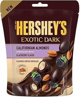 Hershey's Exotic Dark Californian Almonds Sprinkled with BlackBerry Flavor 30grams