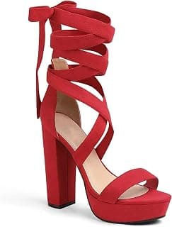 JM LOOKS Strappy High Heels For Womens & Girls