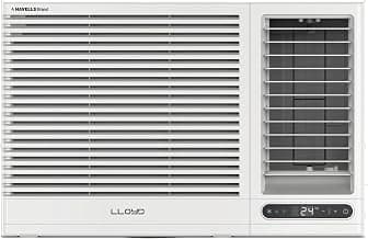 Lloyd 2 Ton 3 Star Fixed Speed Window AC (GLW24C3YWSEA, 100% Copper, R32 Refrigerant, Turbo Cooling, Dust Filter, White)