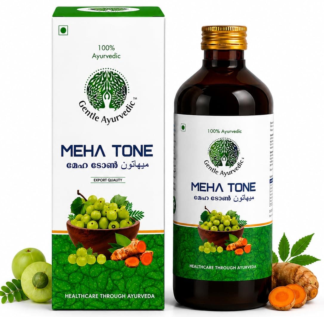 Meha Tone Ayurvedic Liquid with Amla, Jamun, Turmeric & Guduchi | 450 ml | Supports Healthy Blood Sugar & Digestive Health