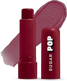 SUGAR POP Nourishing Lip Balm | Castor Oil, Shea Butter & Avocado Oil | Hydrating | 4.5gm - 07 Plum