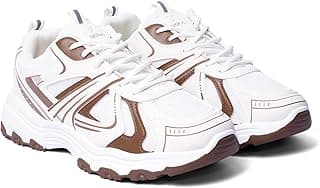 YOHO Tempo Chunky Sneakers for Women|Stylish & Lightweight Casual Sports Shoes for Woman/Girls |Walking, Running, Gym & Everyday Use -0705