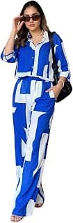 GRECIILOOKS Co Ord Set for Women | Ethnic Coord Sets for Women's Stylish | Festive Rayon Pant Set | Casual Style Full Sleeve Cord Sets | Summer Travel Outfit