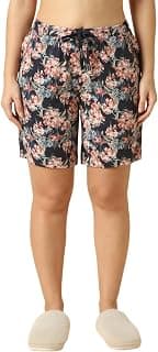 Van Heusen Women's Lounge Allover Print Lounge Shorts - Modal Cotton - Functional Pocket, Superior Drape -Available in Pack of 1 & 2