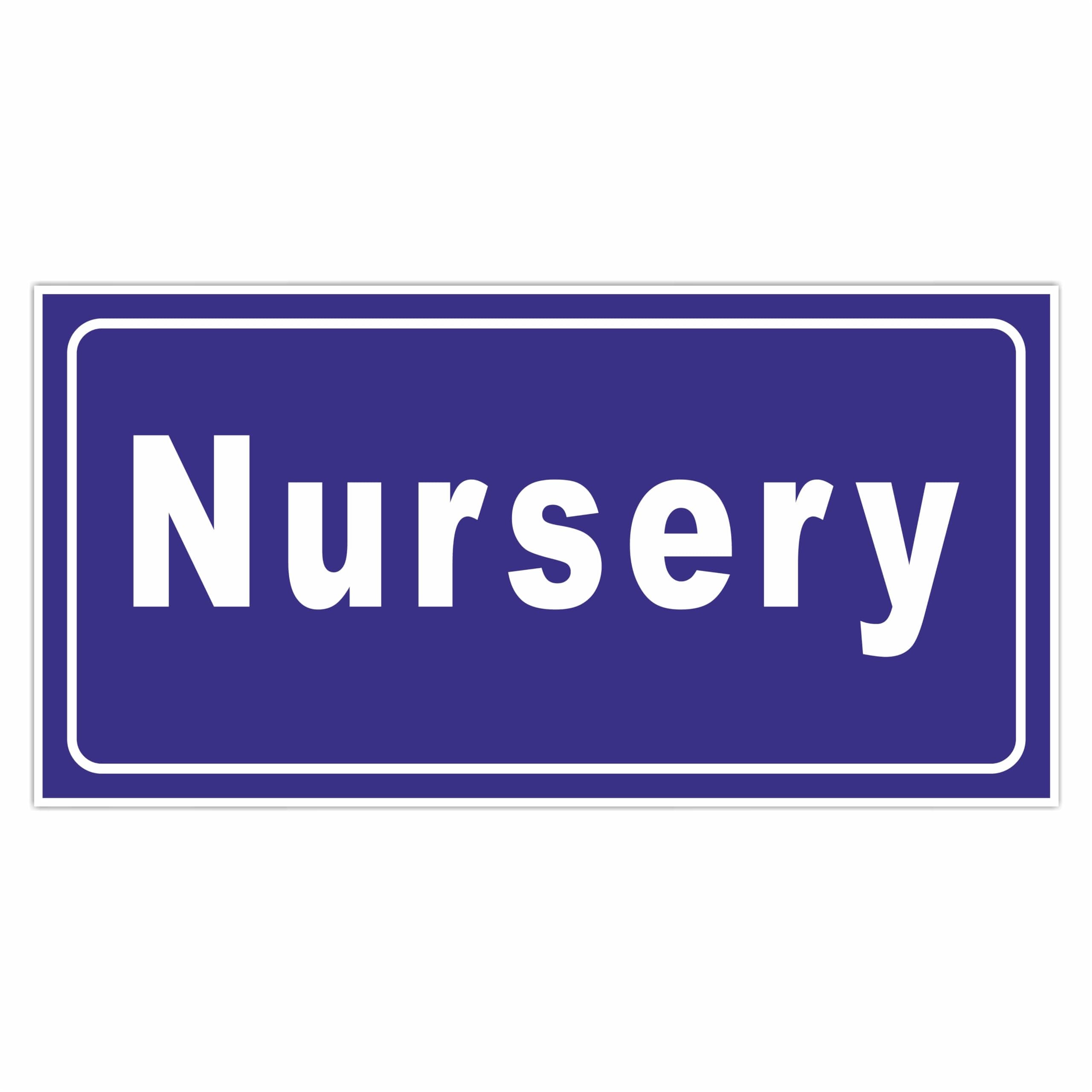 ATTRACTSO-Class Nursery Room Plate for School | Vinyl Name Board for Classroom Door & Wall | Educational Display Sign Board (Size 1Feet x 6Inch)