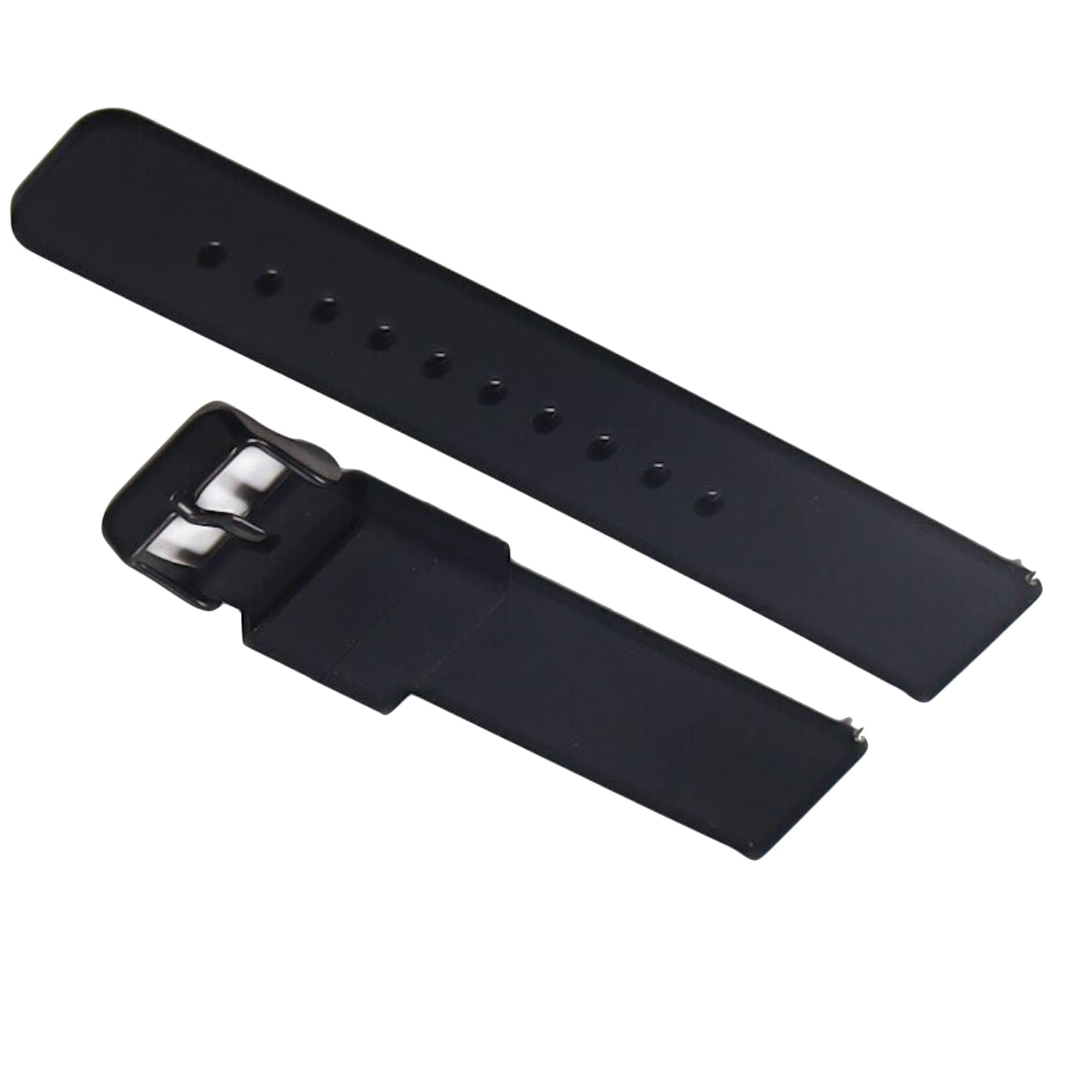 YODI Soft Silicone with Metal Buckle Strap Replacement Belt Band for Amazfit GTR 2 Smart Watch Straps, Black