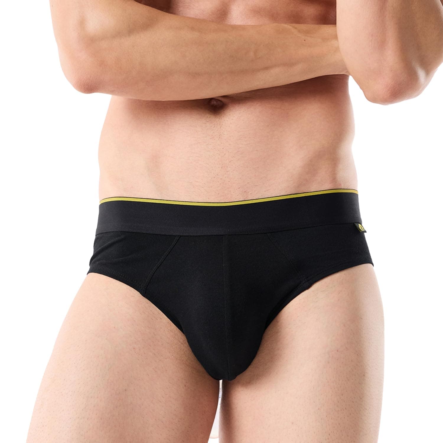 Boldfit Underwear Briefs for Men, Silky Soft Cotton Stretch Fabric, Anti-Bacterial, Moisture-Wicking & Sweat Absorbent, Ultra-Soft No-Roll Waistband, Breathable Everyday Comfort Innerwear