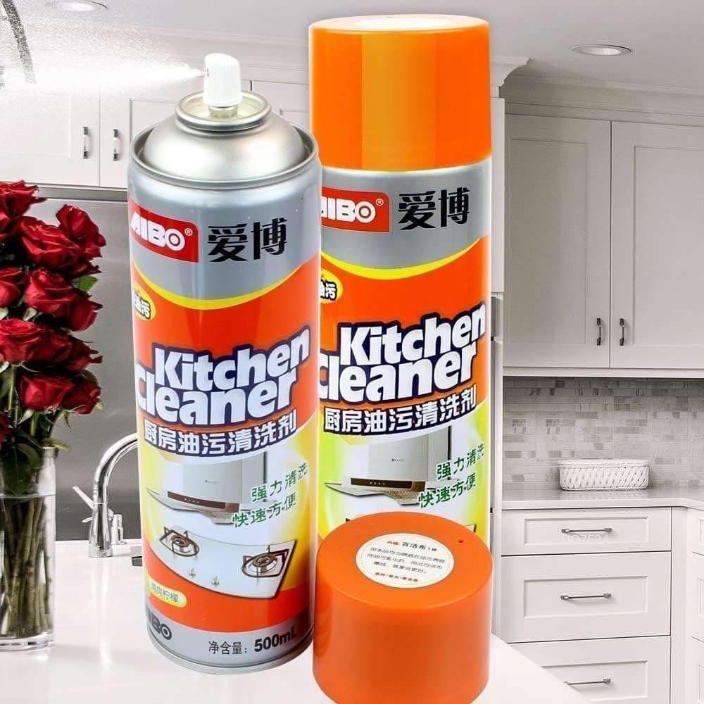 Swandeals Kitchen Cleaner Foam Spray, 500ml, Heavy-Duty Degreaser for Kitchen Appliances