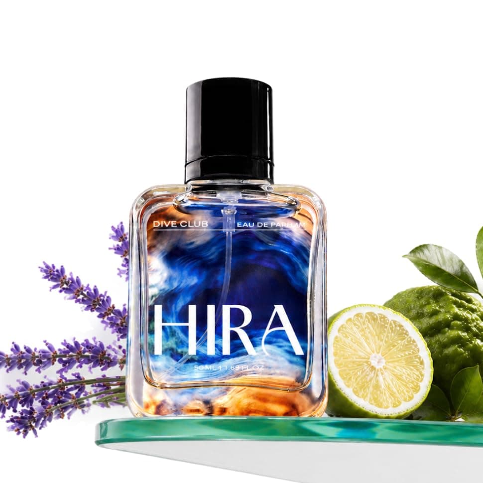 HIRA Dive Club Perfume for Man 50ml | Fresh, Woody, Musky, Spicy Fragrance Eau De Parfum (EDP)| Long Lasting Perfume for Men Luxury Scent |Mens Perfumes for Everyday Wear |Birthday Gift for Men, Boys