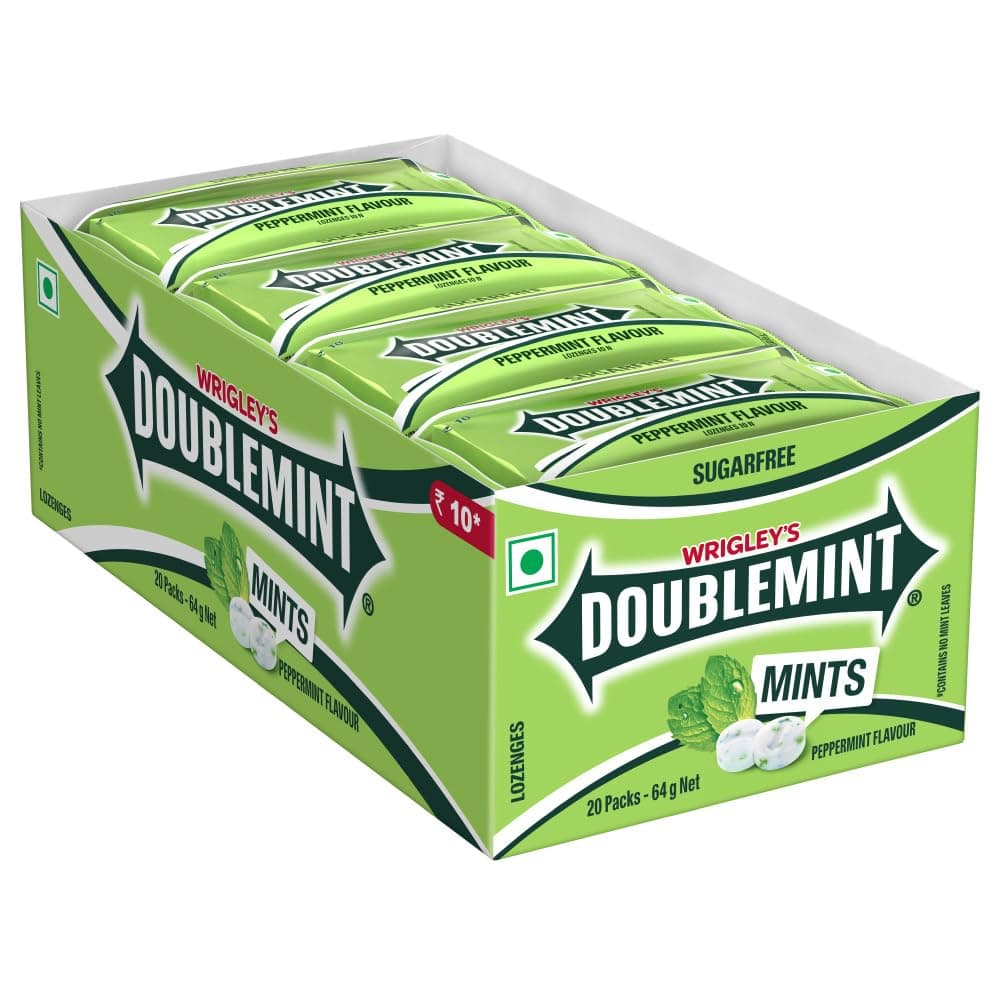 Doublemint Wrigley’s Doublemint, Peppermint Thinmints - 96g - 20 Pieces