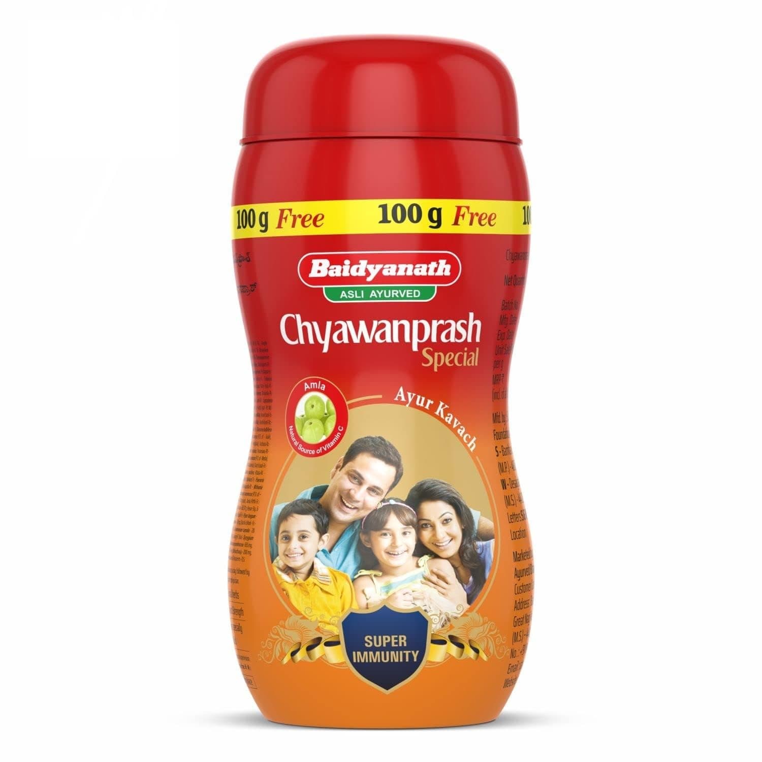 Baidyanath Asli Ayurved Chyawanprash Special, 950g + 100g Free |Natural Immunity Booster for Adults & Kids - Enriched with 47 Vital Ayurvedic Ingredients