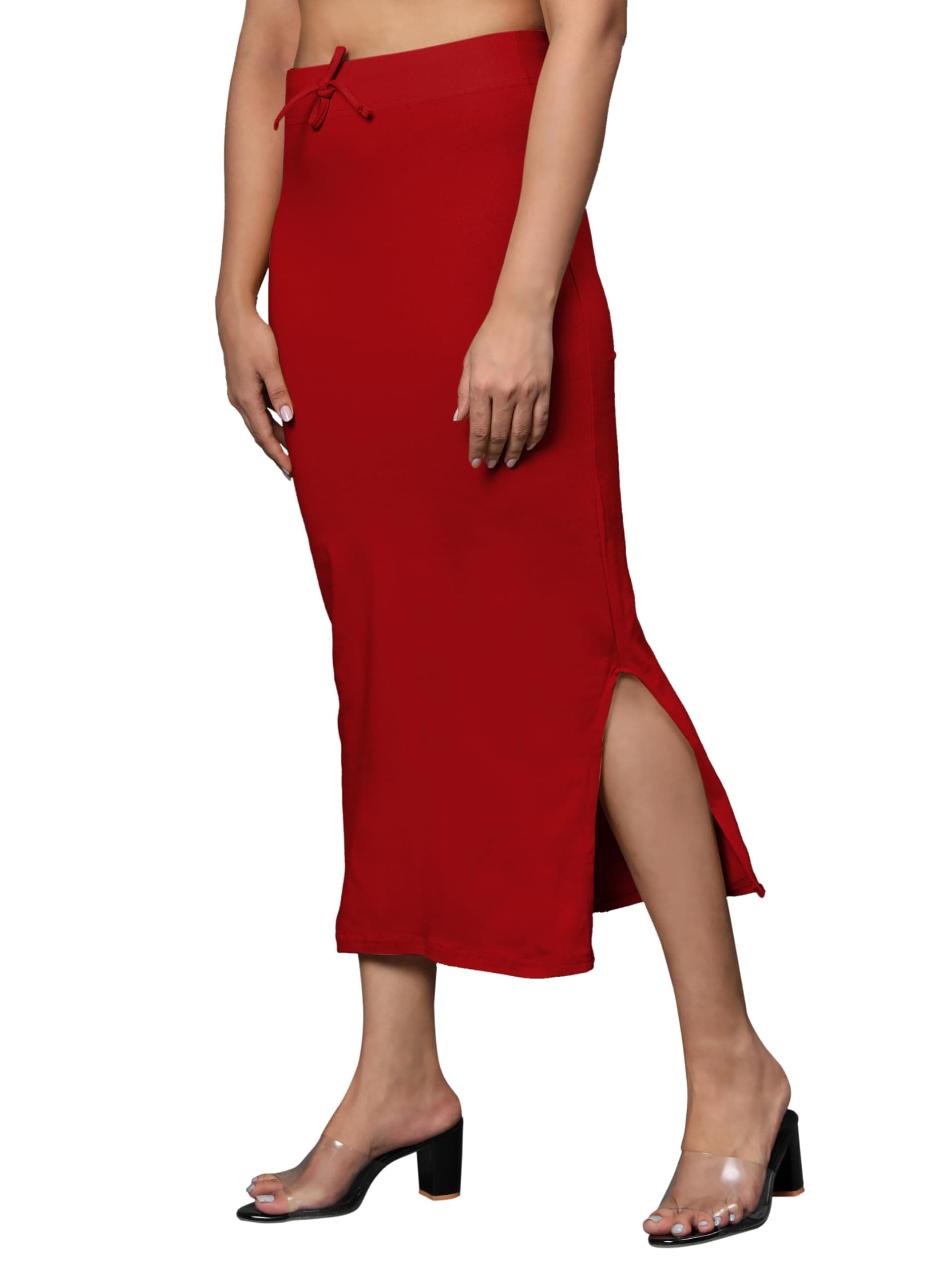 Amazon Brand - Anarva Lycra Saree Shapewear Petticoat for Women, Shapers for Womens Sarees