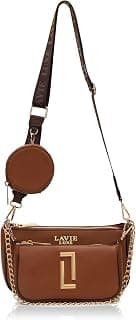 Lavie Luxe Women's Duo Chunk 3 Piece Crossbody Box Sling Bag | Ladies Purse Handbag | Gift for Women