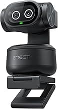 eMeet Webcam with AI Tracking, 0.2s Autofocus, Sony Sensor, Triple Microphone Array, Gesture Control, Preset Positions, Streaming Camera Compatible with OBS, Twitch, Switch 2, PC & Laptop (PIXY)