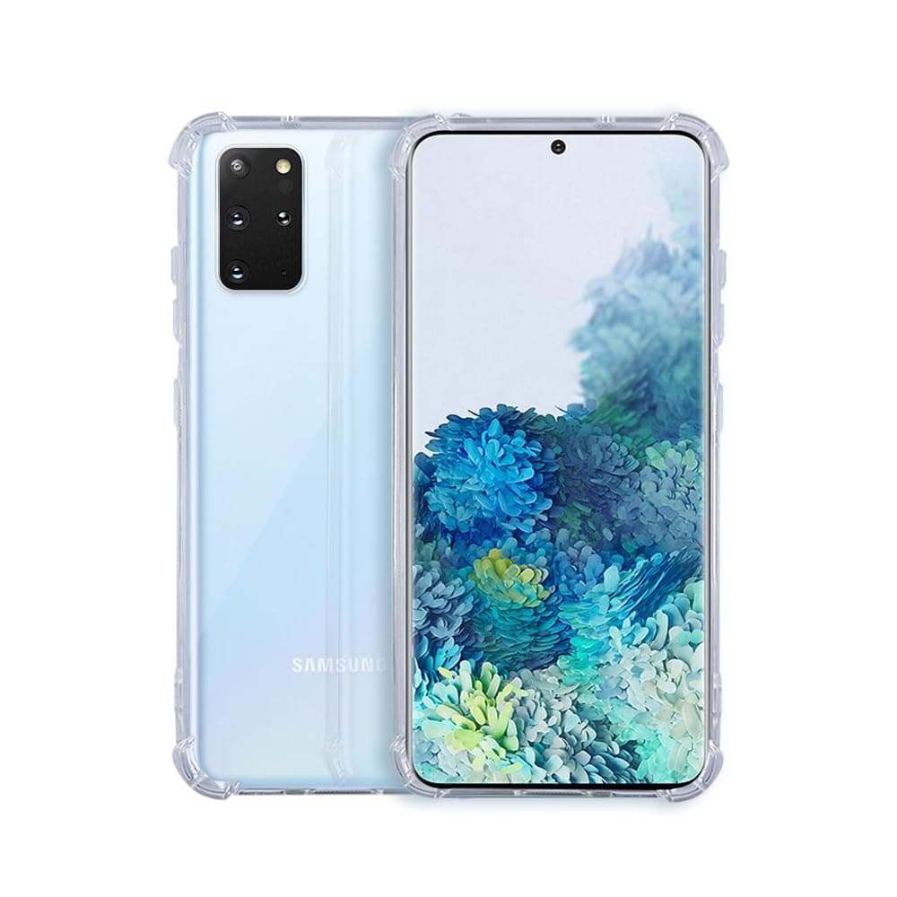 7SEVEN® Back Cover for Samsung Galaxy S20 Plus Transparent Mobile Back Case Shock Proof Design Camera Edges Protection Crystal Clear Phone Case Silicon Soft TPU and Flexible Bumper Phone Cover