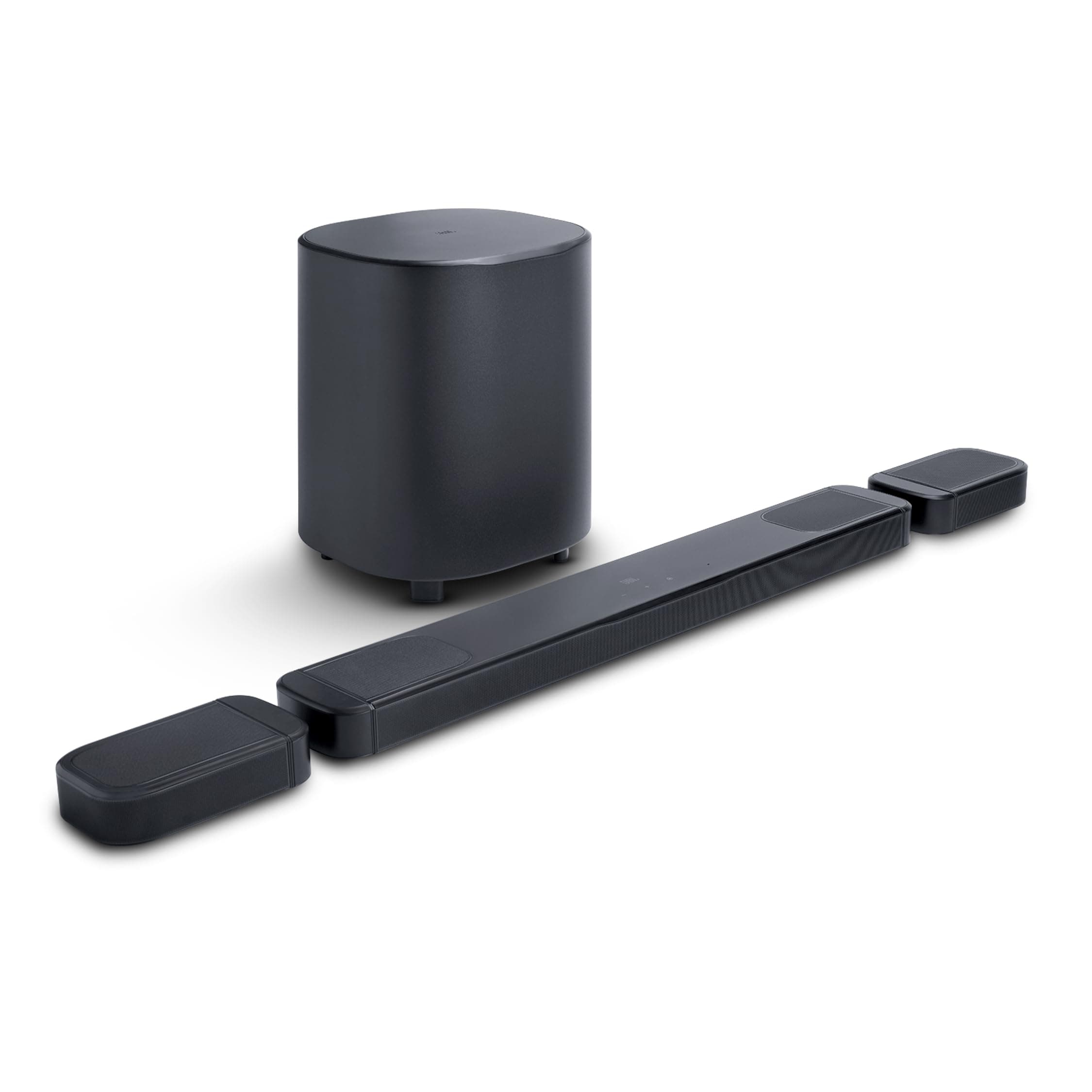 JBL New Launch Bar 1000 MK2, 11.1 (7.1.4) Channel Truly Wireless Soundbar with True Dolby Atmos®, DTS:X, & MultiBeam™ Surround Sound, 10” Down-Firing Wireless Subwoofer, HDMI eARC, WiFi, One App, 960W