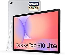 Samsung Galaxy Tab S10 Lite with AI [Smartchoice], S Pen in-Box, 27.7 cm (10.9 Inch) Display, Object Eraser, 90Hz Refresh Rate, IP42 Rating, 6GB RAM, 128GB Storage, Wi-Fi Tablet, Silver