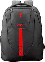 Acer Nitro Airmesh Padded Backpack (Black and Red)