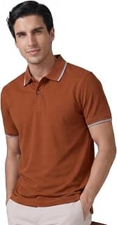 XYXX Accent Men's Solid Cotton Polo T Shirt | Collar Tshirts | Half Sleeves | Solid-Slim Fit