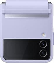 Samsung Galxy Z Flip4 Flap Leather Cover, Light Blue