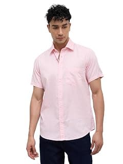 Colorplus Regular Fit Blue Casual Shirt for Men