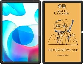 Cassby Premium Matte Finish Screen Protector for Realme Pad 10.4 inch with Easy Installation Kit (Black)