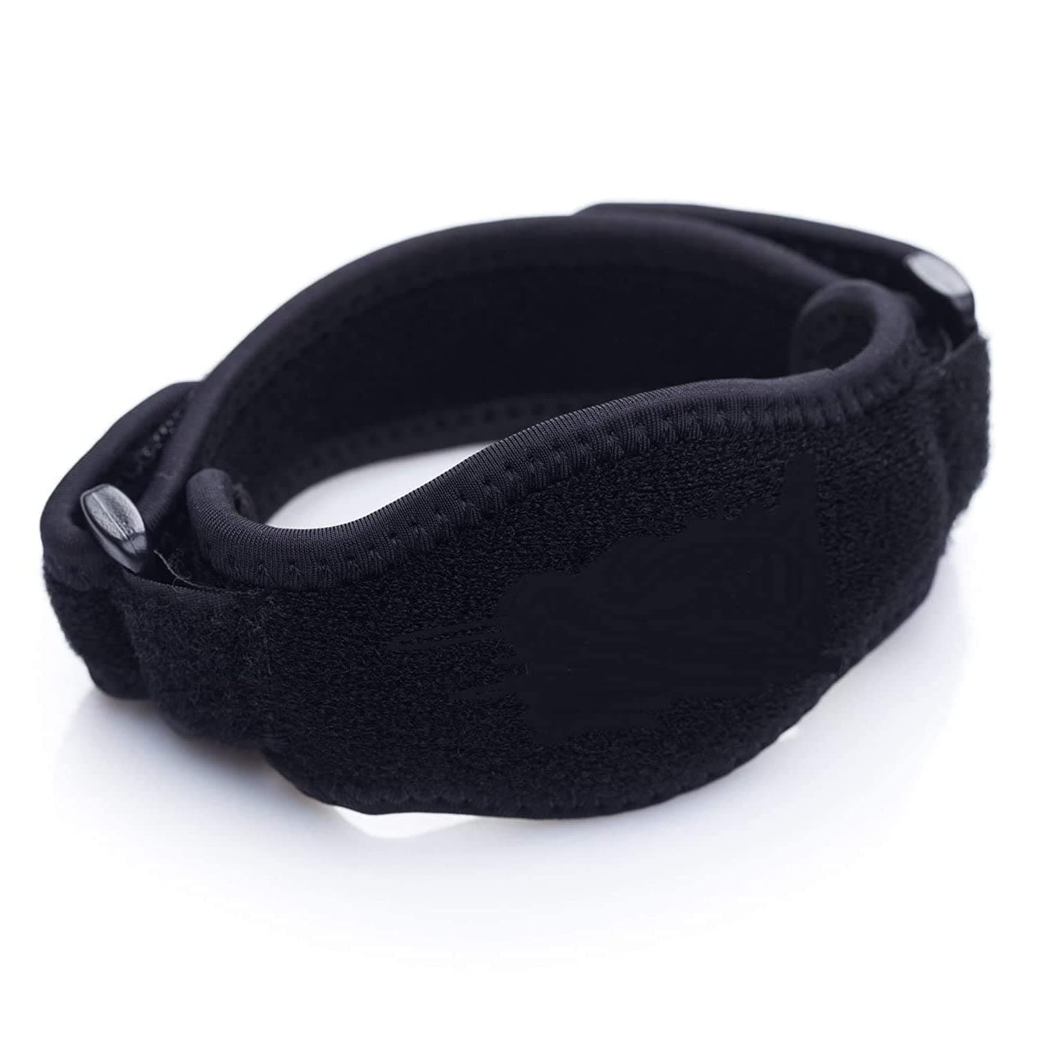 DIALDRCARE Neoprene Elbow Brace For Tendonitis Pain Relief, Forearm Pain, Physical Therapy-Adjustable Elbow Strap Support With Compression Pad (Black) (1)