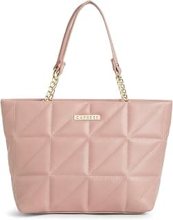 Caprese Shine Small Tote Bag for Women | Stylish, Durable, Multi-Compartment Design for Work, Travel, Shopping | Large Capacity, Comfortable Straps, Ideal for Tab & Essentials