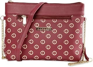 Caprese Siesta Chain Sling Small Maroon