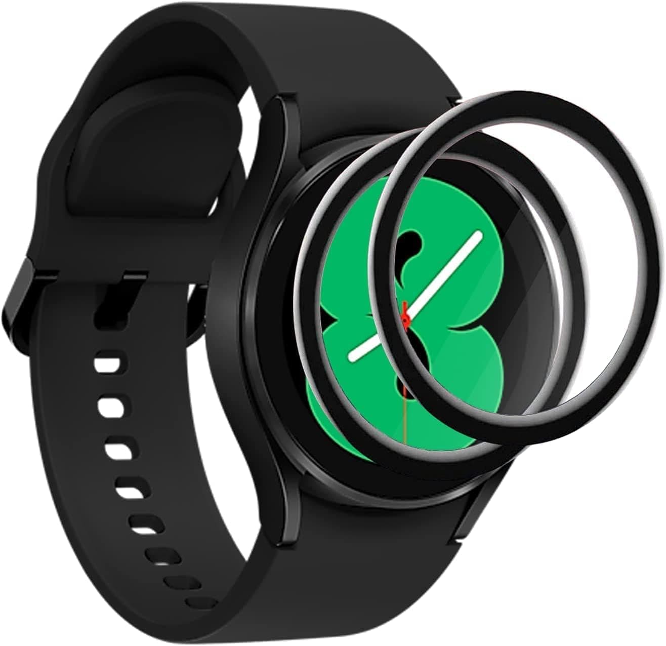 ATEVON Screen Protector for Samsung Watch 5/4, 40mm, PMMA Full Coverage, 2 Pack
