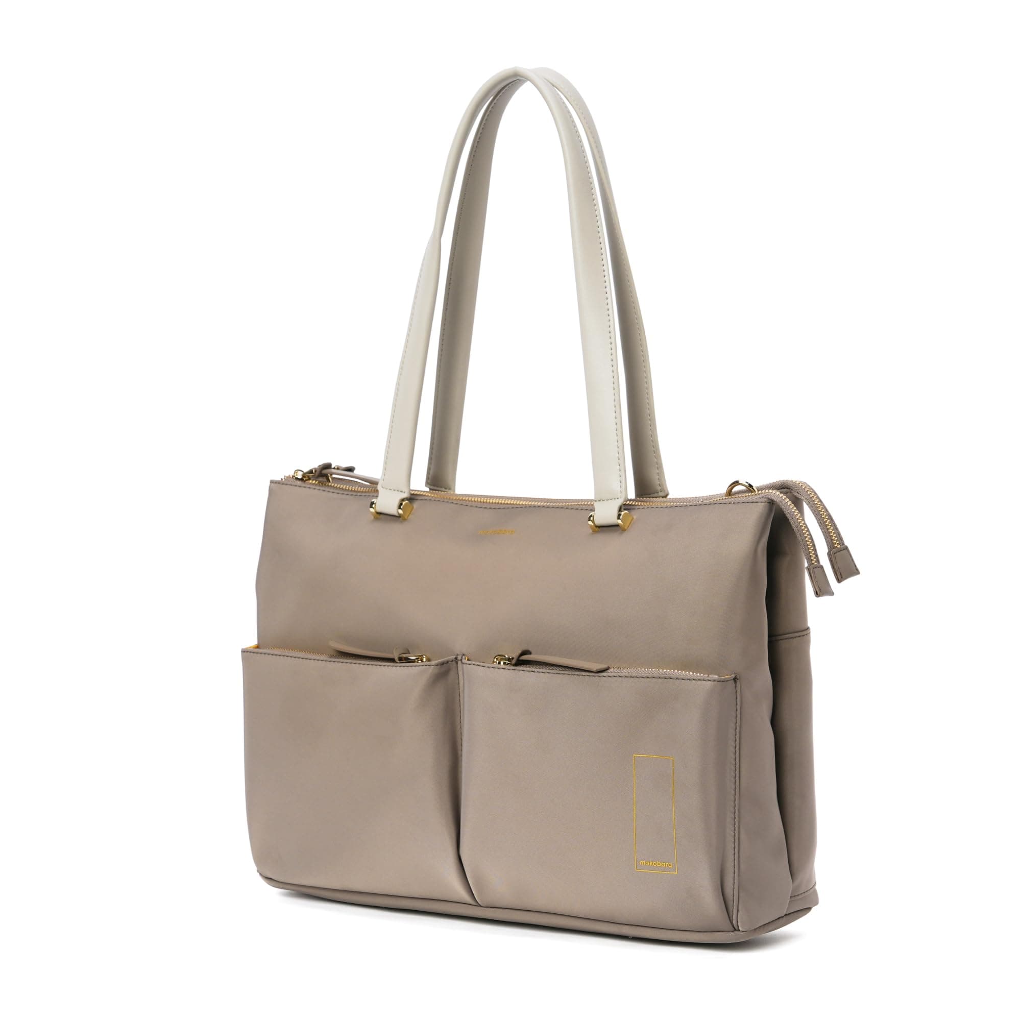 MOKOBARA The Bliss Tote | Women Tote Bag For Office Use With Vegan Leather & Matte Finish, Multiple Compartments & Zipper Closure, Lightweight & Durable Design For Work & Travel