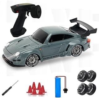 Jack Royal Tokyo Drift High Speed Remote Control 1:20 Scale Drift Car | 20Kmph, 2.4Ghz | Rc Drifting Car 4 Wheel Drive Boost Mode Long Range Remote Hard Plastic Top with LED Head Light