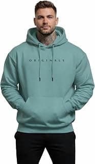 Generic Men Printed Winter Wool Hooded Sweatshirt | Warm & Soft Full Sleeve Pullover Hoodie for Winter | Casual