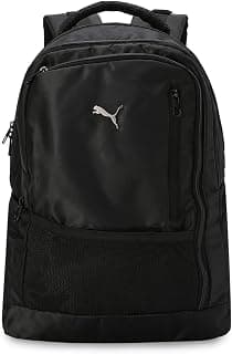 PUMA Unisex-Adult Elite Mesh 3 Compartment Backpack, Black (9151201)